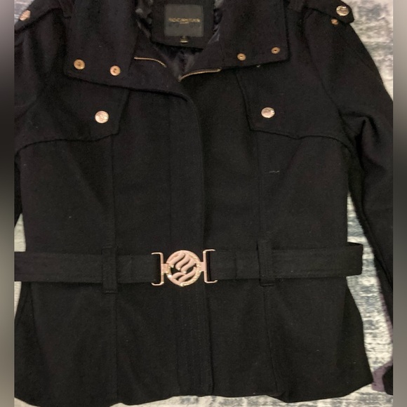 Vintage Rocawear Belted Wool Pea Coat - Picture 3 of 12